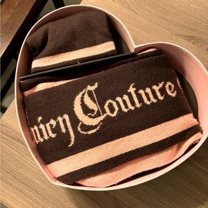 Juicy Couture woman’s scarf and beanie set.